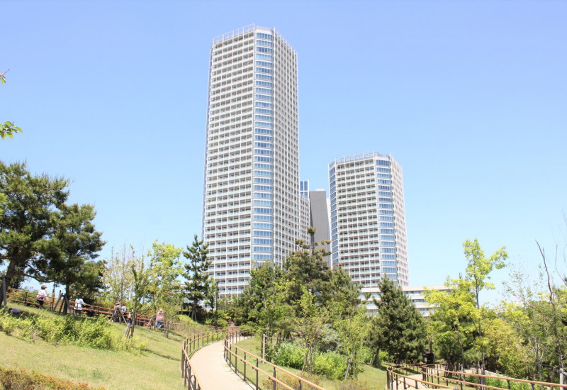 二子玉川公園ロケ撮影ビル